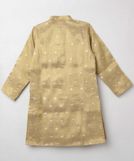 Kurta Pyjama Set-Gold