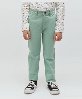 Green Slim Fit Trouser