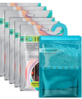 Dehumidifier Hanging Bags (Pack Of 6, Activated Charcoal)