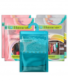 Dehumidifier Hanging Bags (Pack Of 4, Rose & Charcoal)