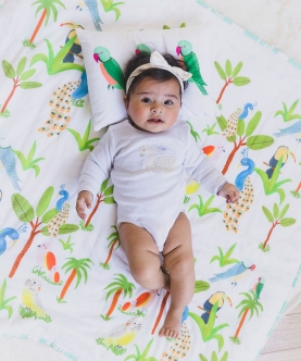 Baby Jalebi Indian Summer Baby Blanket 