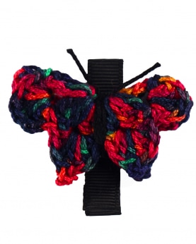 Butterfly Alligator Clip - Shaded Black