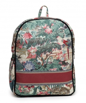 Canvas Parrot On The Tree Backpack