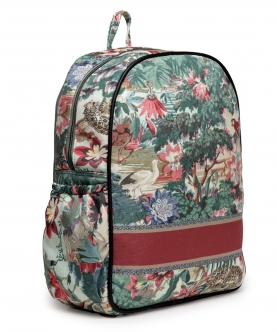 Canvas Parrot On The Tree Backpack
