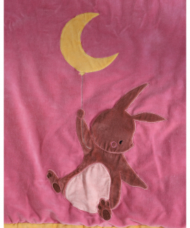 Personalised Bunny over the Moon Blanket