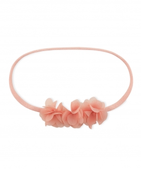 Pink flower hairband 