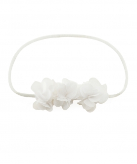 White flower hairband 