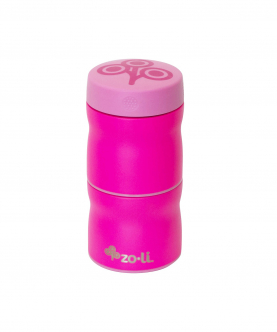 ZoLi POW THIS & THAT Stackable Stainless Steel Insulated Food Jar- Pink