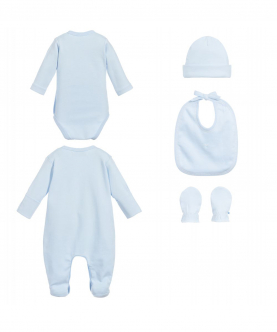Blue Babysuit Set (6 piece)