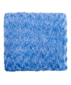Baby Moo Swirl Blue Fur Blanket