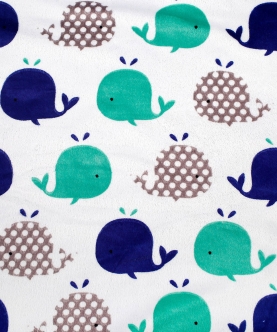 Dolphin Sea Green Blanket