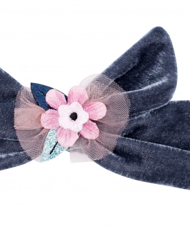 Magic Flower Velvet Tie Headband