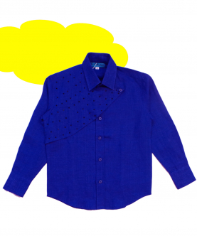 Blue Linen Shirt 