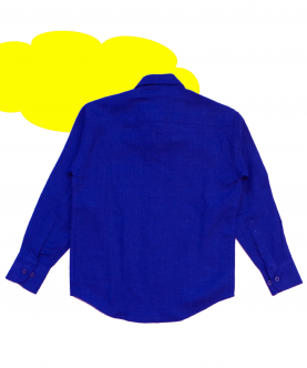 Blue Linen Shirt 