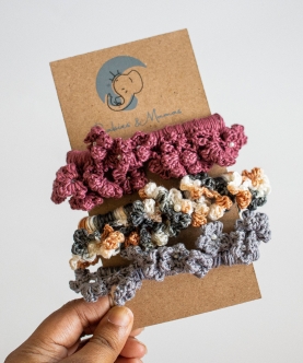 Handmade Crochet Scrunchies  Crochet Scrunchies