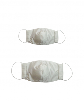 Mini Me Daisy White Butterfly Embellished Face Mask