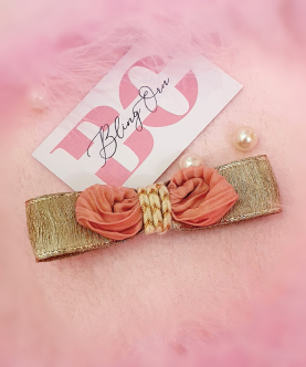 Brocade Hair Clip For Kids