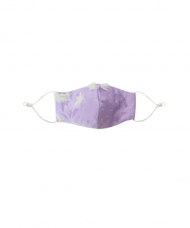 Lilac Pearl Floret Face Mask For Kids