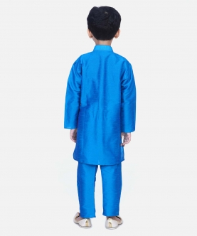 Attached Chiffon Printed Jacket Full Sleeve Kurta Pajama-