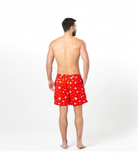 Blue And Red Polka Dots Fun In The Sun Shorts