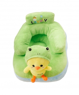 Relaxing With Duck Green Sofa