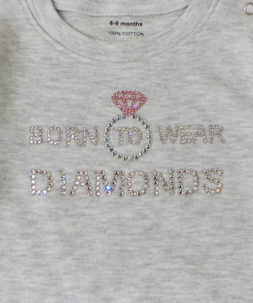 Born To Wear Diamonds Romper