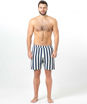 Black And White Stripes, Reversible Flipout Shorts