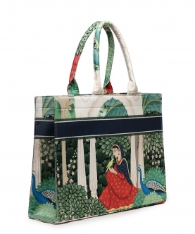 Canvas The Indienne Charm Tote