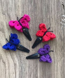 Butterfly Snap Clips - Combo - Set of 4