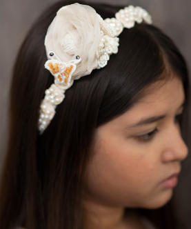 The Hermione Designer Floral Headband