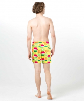 Citrus Attack, Sideway Stripes Reversible Flipout Shorts