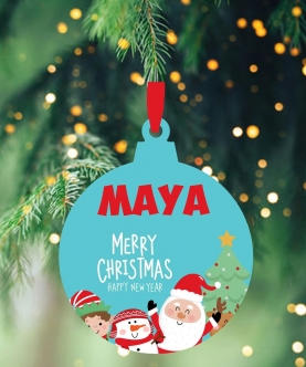 Personalized Christmas Ornaments Santa & Elf