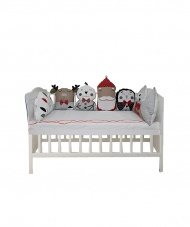 Baby's First Xmas Cot Bumper Set