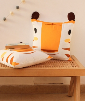 Tigress Machli Set Of 2 Cushion Covers