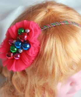 Multicolor Ball Tulle Headband 