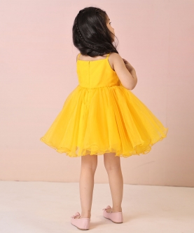 Yellow Organza Dress