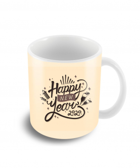 Personalised New Year Rocket Coffee Mug