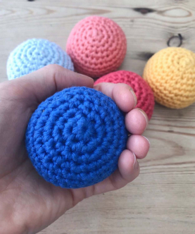 Montessori Materials Crochet Sensory Balls