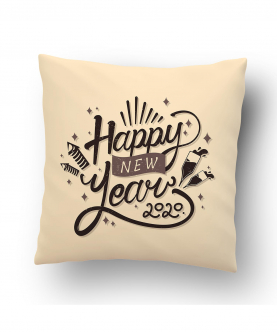 Personalised New Year Rocket Cushion Cover