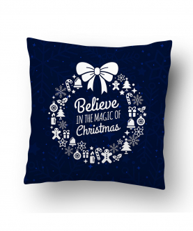 Personalised Believe In The Magic Cushion Cover