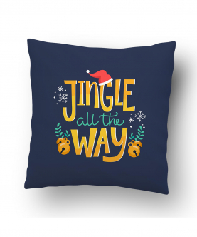 Personalised Jingle All The Way Cushion Cover