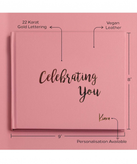 Celebrating You - Birthday Book - Peony Pink