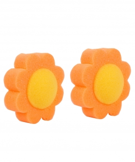 Sunflowers Orange 2 Pcs Bath Sponge