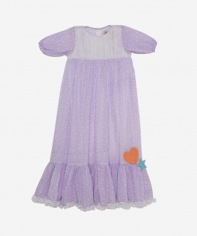 Day Dreamer Dress Lavender With Tiny Stars