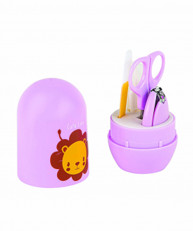 Baby Moo Lion Lilac Nail Clipper Set