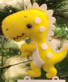 Dinosaur - Christmas Ornament