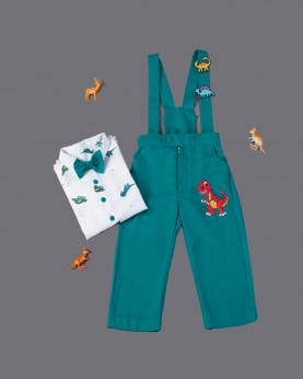 Dino Jungle Suspenders Set