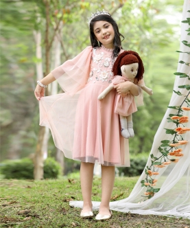 Pretty In Pearls Matching Girl And Doll Dress Set
