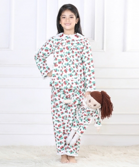 Strawberry Charm Matching Girl And Doll Sleepwear