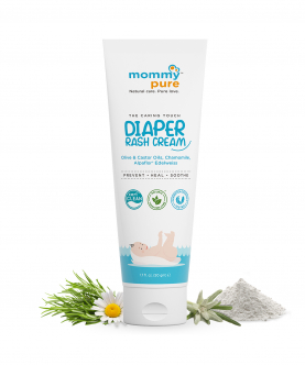 Natural Diaper Rash Cream 50gm With Zinc oxide, Chamomile, Olive &  Jojoba Oils, Free Of Parabens & Mineral Oil Dermatologically Tested